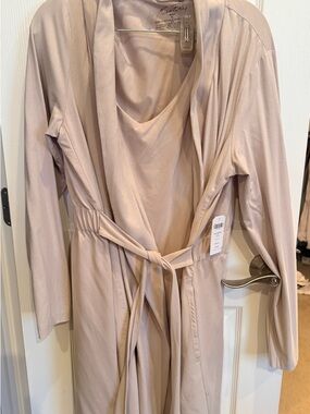 Soma Gray Glass Short Robe & Chemise SET - Gray